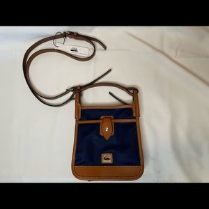 Dooney Bourke Navy Blue Nylon Letter Carrier Crossbody. Brand new with tags!!